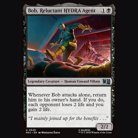 Bob Reluctant HYDRA Agent - NM - Foil - EN