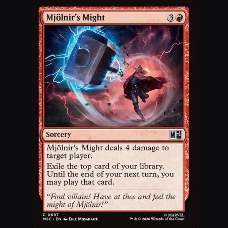 Mjölnir's Might - NM - Foil - EN
