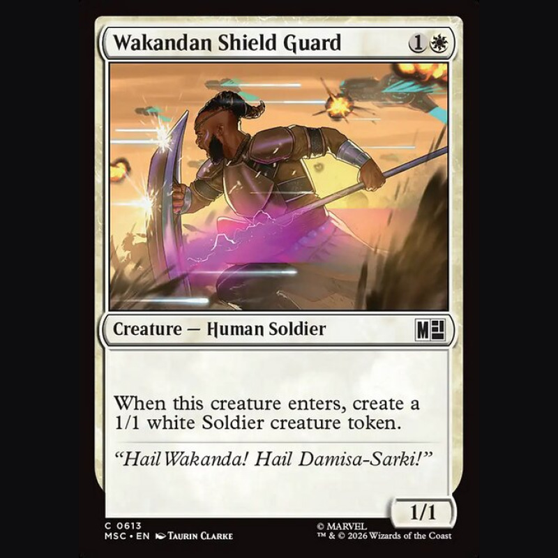 Wakandan Shield Guard - NM - Foil - EN