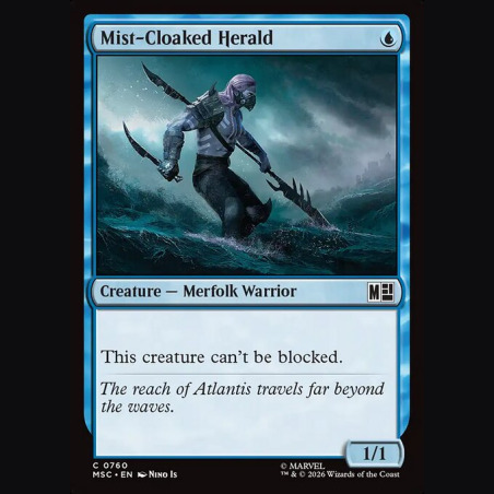 Mist-Cloaked Herald - NM - Foil - EN