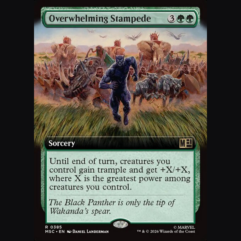 Overwhelming Stampede - NM - No Foil - EN