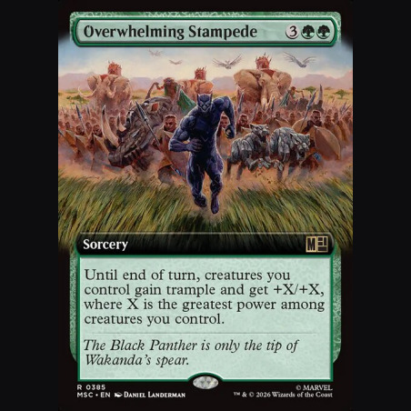 Overwhelming Stampede - NM - No Foil - EN