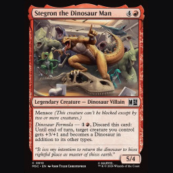Stegron the Dinosaur Man - NM - Foil - EN