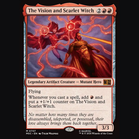 The Vision and Scarlet Witch - NM - Foil - EN