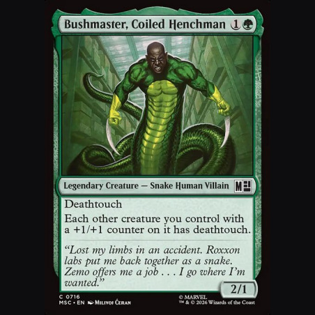 Bushmaster Coiled Henchman - NM - Foil - EN