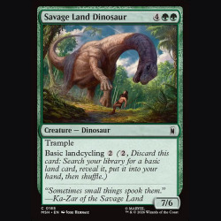 Savage Land Dinosaur - NM - No Foil - ES