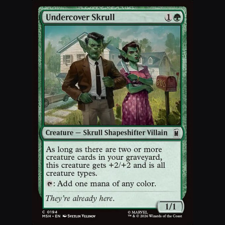 Undercover Skrull - NM - No Foil - ES