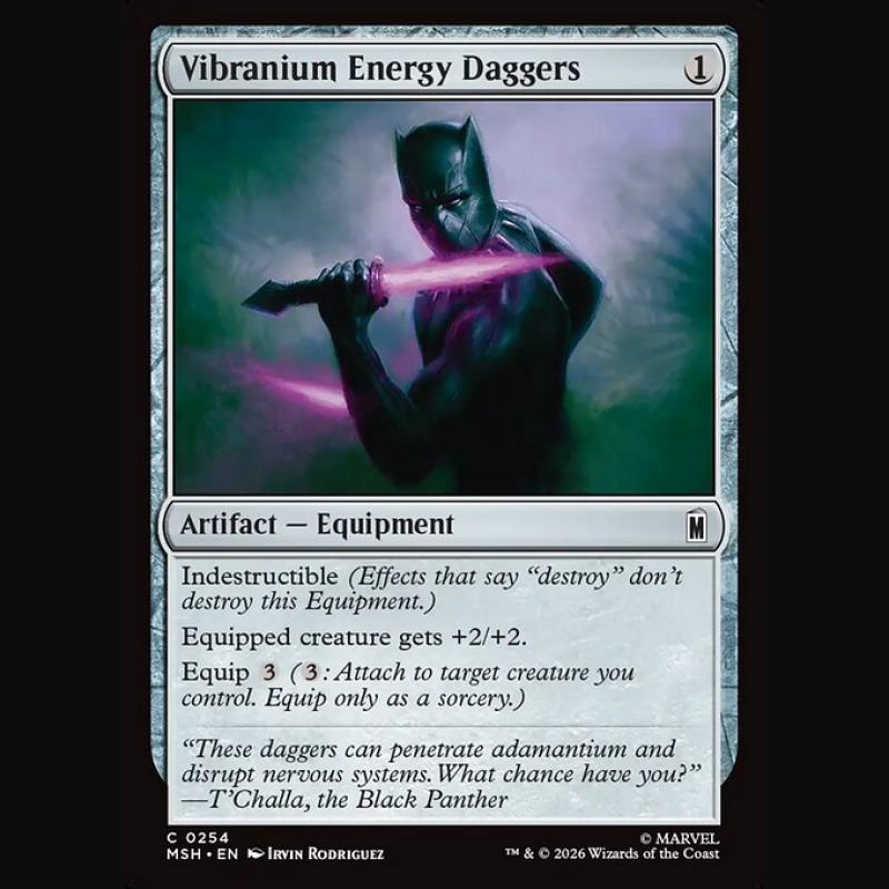 Vibranium Energy Daggers - NM - No Foil - ES