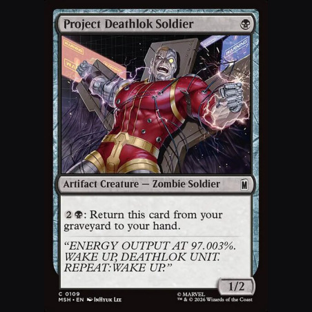 Project Deathlok Soldier - NM - No Foil - ES