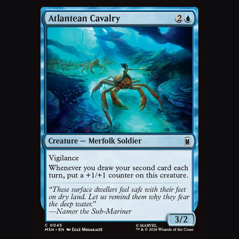 Atlantean Cavalry - NM - No Foil - ES