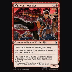 K'un-Lun Warrior - NM - No Foil - ES