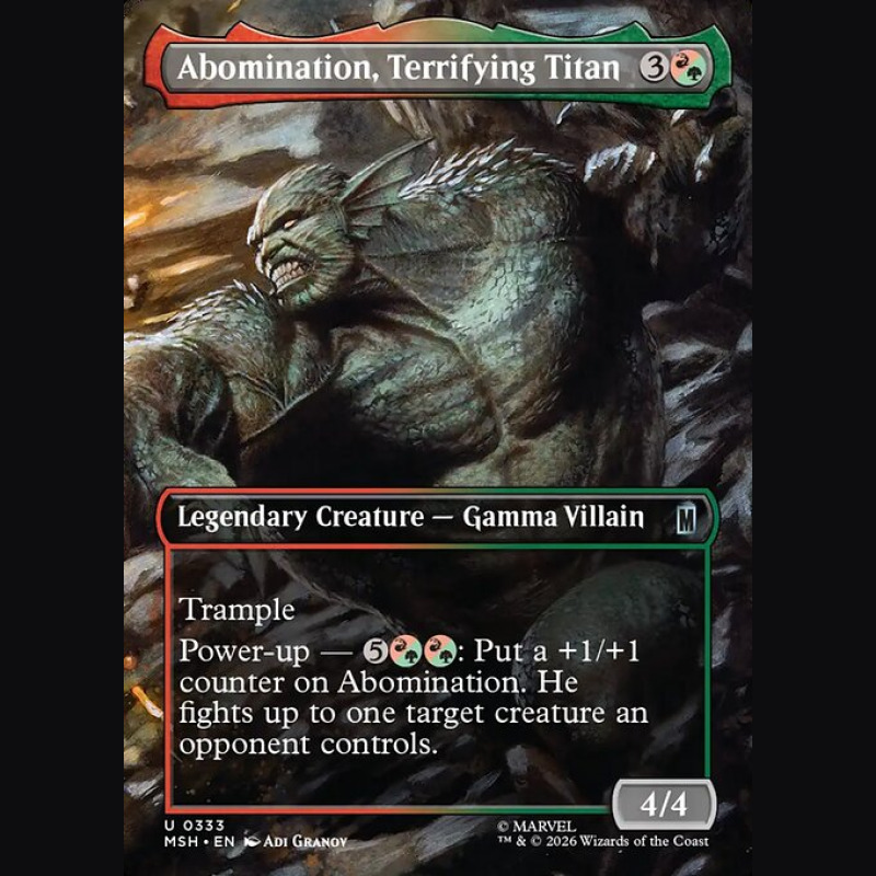Abomination Terrifying Titan - NM - No Foil - EN