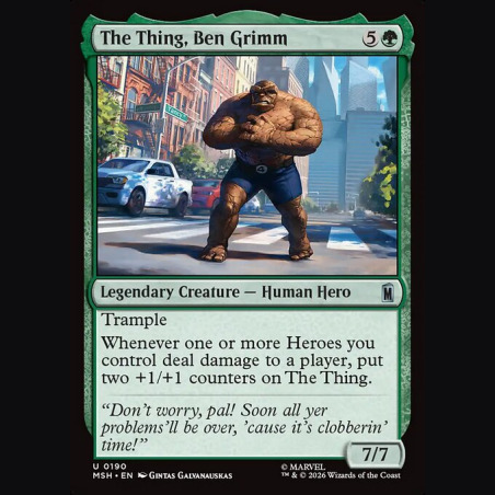 The Thing Ben Grimm - NM - Foil - EN