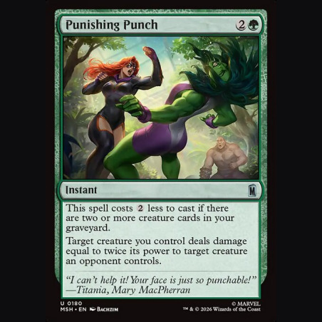 Punishing Punch - NM - No Foil - ES