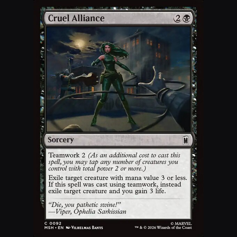 Cruel Alliance - NM - No Foil - EN