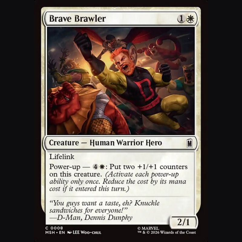 Brave Brawler - NM - No Foil - EN