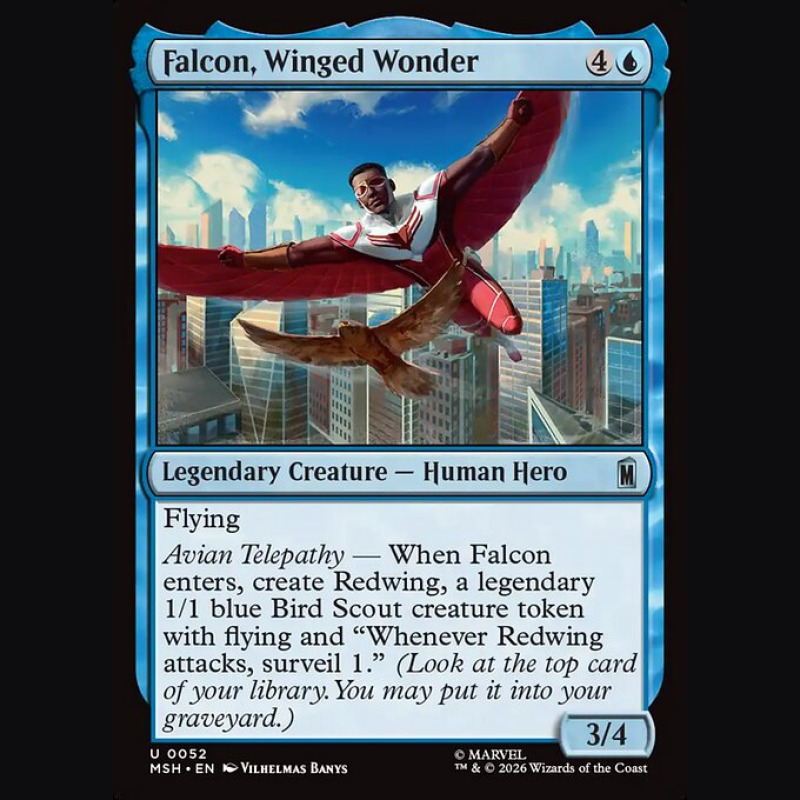 Falcon Winged Wonder - NM - No Foil - EN