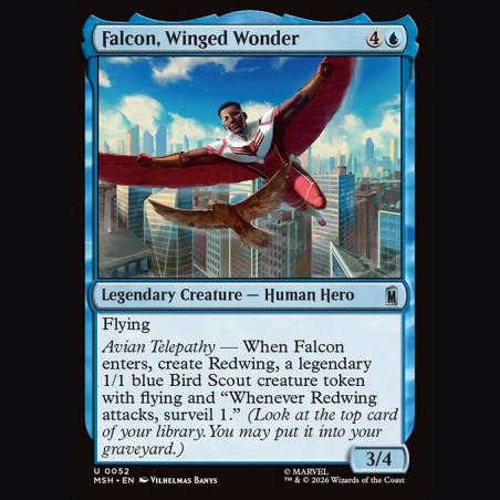 Falcon Winged Wonder - NM - No Foil - EN
