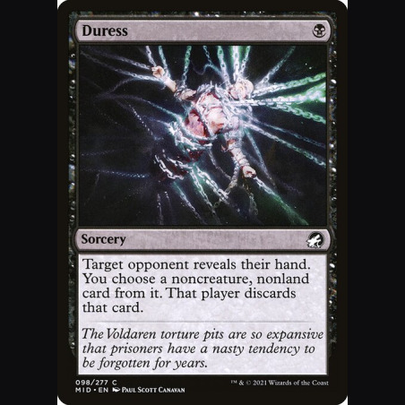 Duress - NM - No Foil - ES