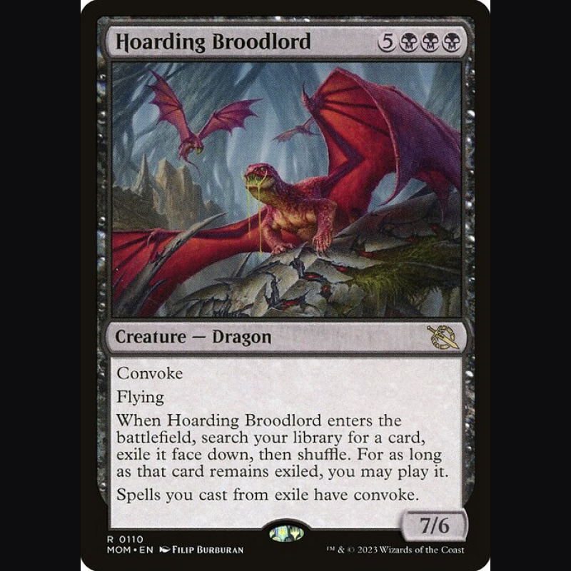 Hoarding Broodlord - NM - No Foil - EN