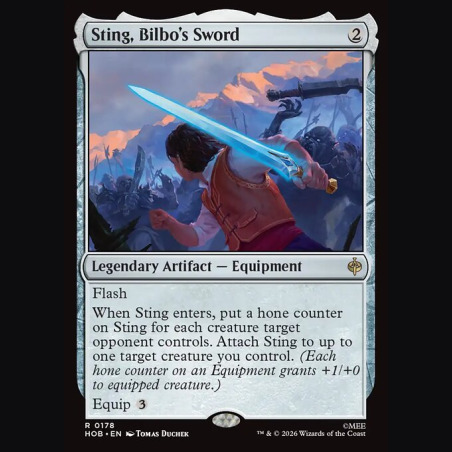 Sting Bilbo's Sword - NM - Foil - EN