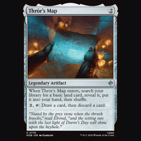 Thrór's Map - NM - Foil - EN