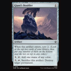 Giant's Boulder - NM - No Foil - ES