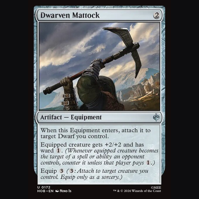 Dwarven Mattock - NM - Foil - EN