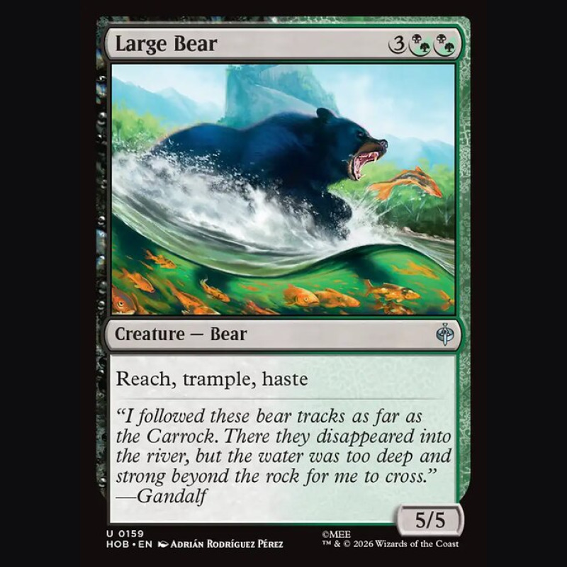 Large Bear - NM - No Foil - ES