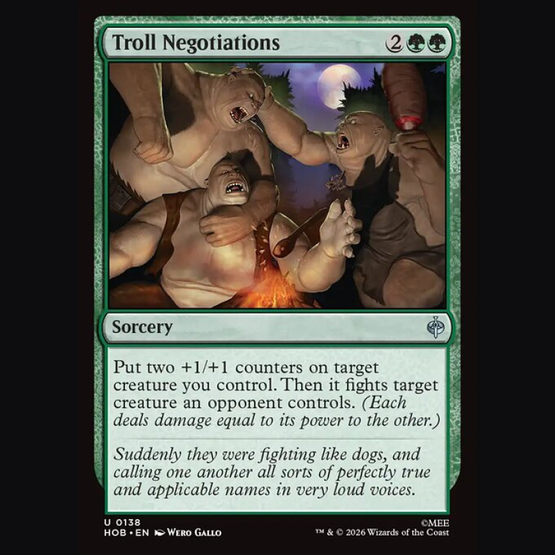 Troll Negotiations - NM - No Foil - ES