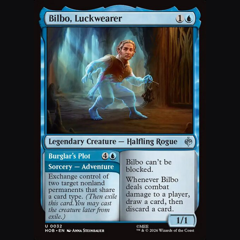 Bilbo Luckwearer // Burglar's Plot - NM - No Foil - EN