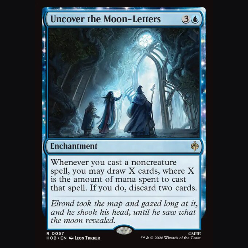 Uncover the Moon-Letters - NM - No Foil - ES