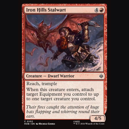 Iron Hills Stalwart - NM - No Foil - EN