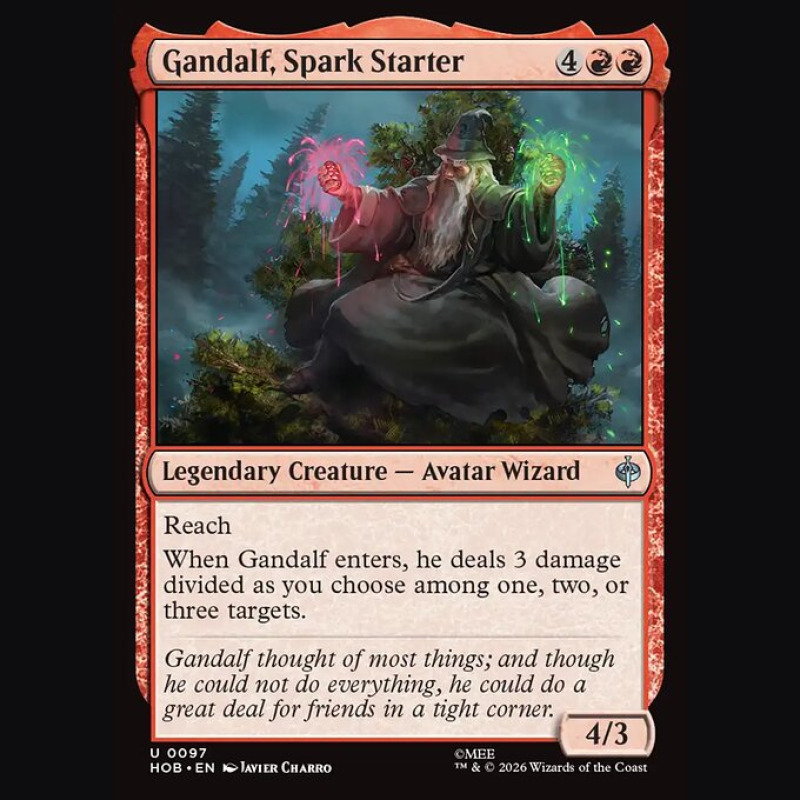 Gandalf Spark Starter - NM - No Foil - ES