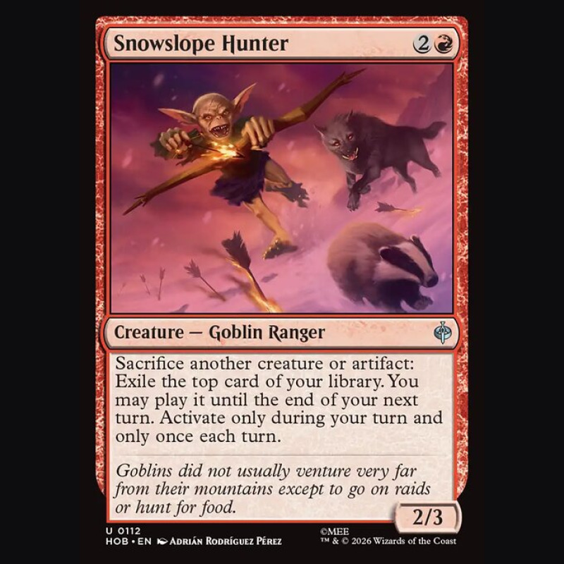 Snowslope Hunter - NM - No Foil - ES