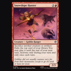 Snowslope Hunter - NM - Foil - EN