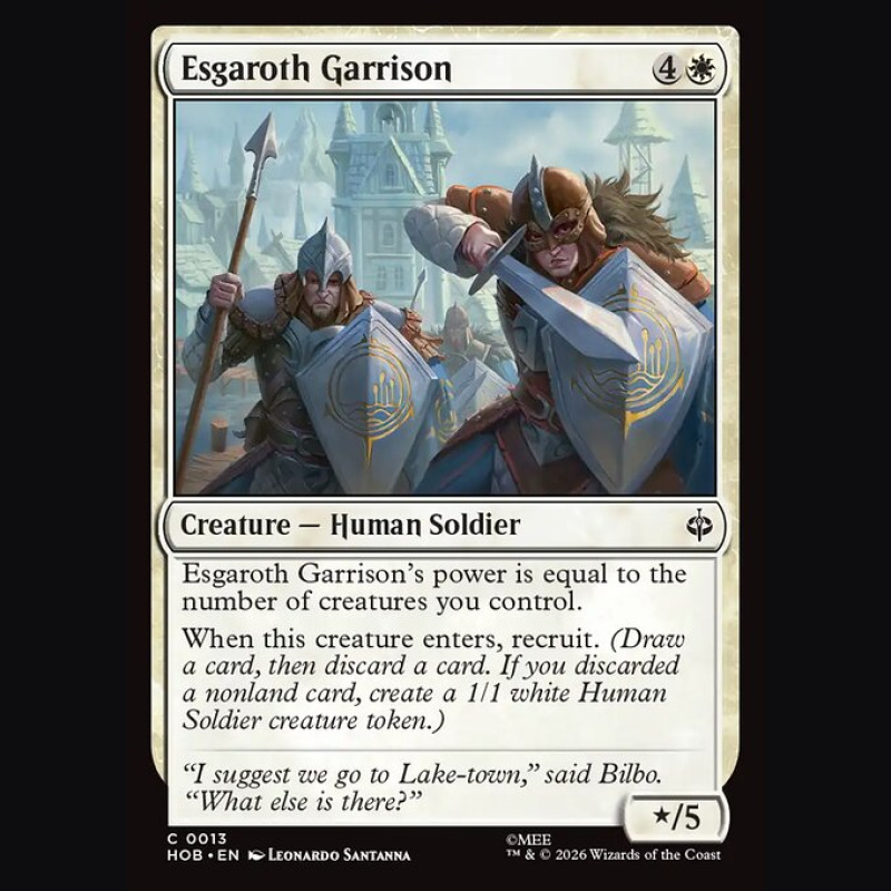 Esgaroth Garrison - NM - Foil - ES