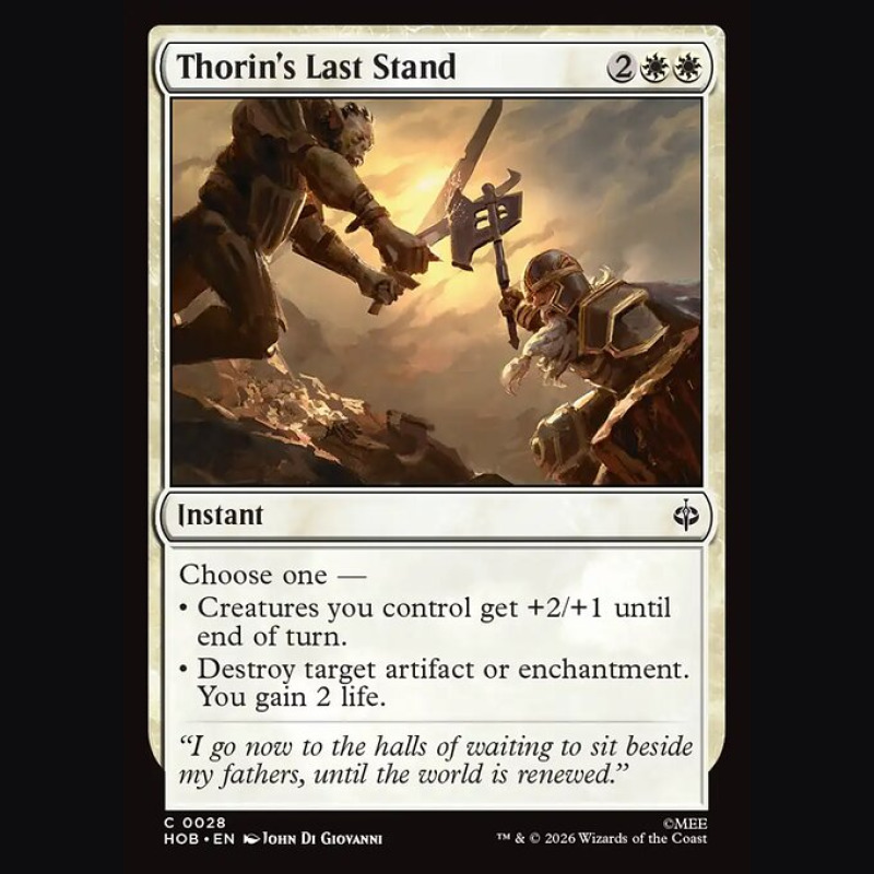Thorin's Last Stand - NM - Foil - ES