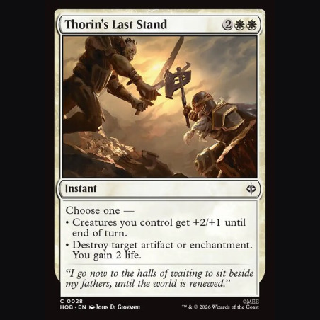 Thorin's Last Stand - NM - Foil - EN