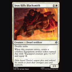 Iron Hills Blacksmith - NM - Foil - EN