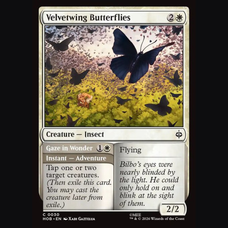 Velvetwing Butterflies // Gaze in Wonder - NM - Foil - EN