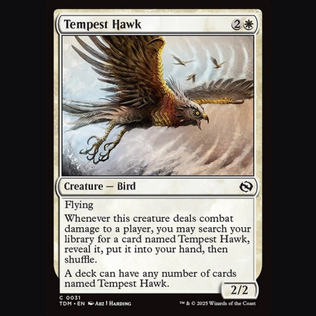 Tempest Hawk - NM - No Foil - EN