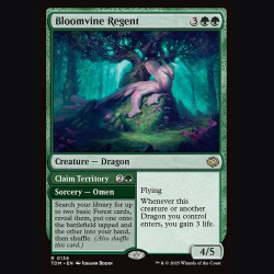 Bloomvine Regent // Claim Territory - NM - Foil - ES