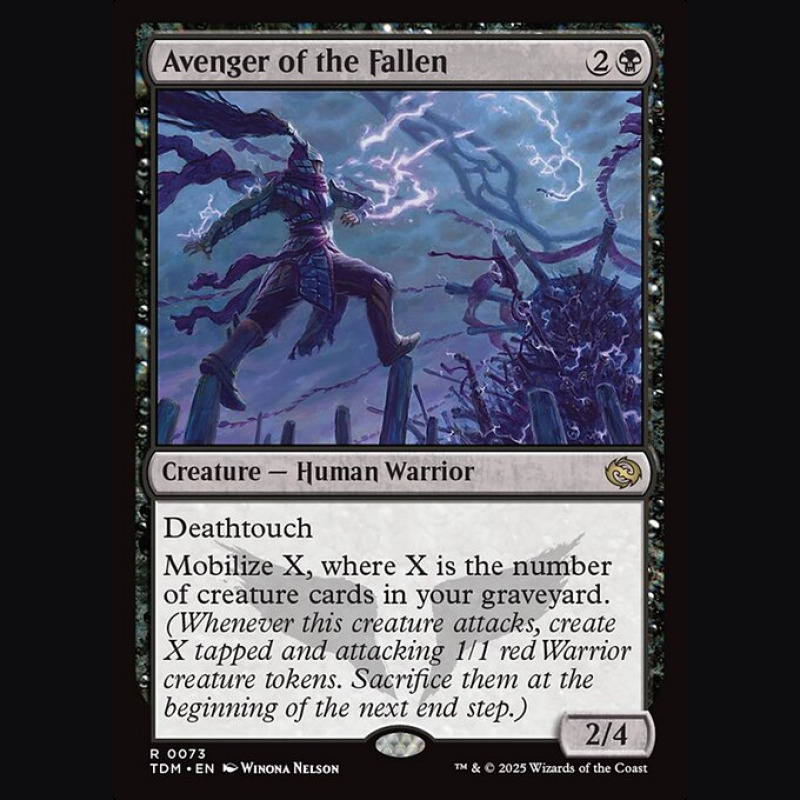 Avenger of the Fallen - NM - Foil - EN
