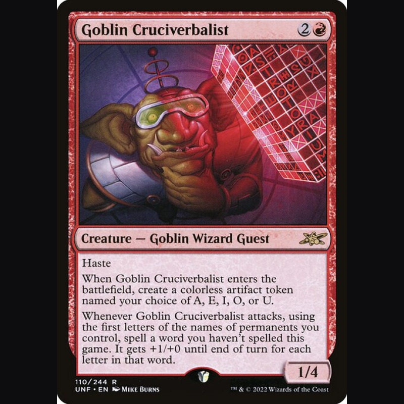 Goblin Cruciverbalist - NM - No Foil - EN