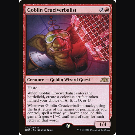 Goblin Cruciverbalist - NM - No Foil - EN