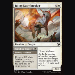 Riling Dawnbreaker // Signaling Roar - NM - No Foil - ES