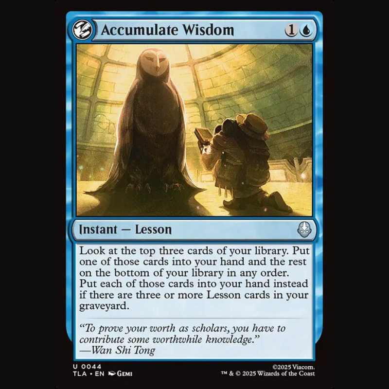 Accumulate Wisdom - NM - No Foil - EN