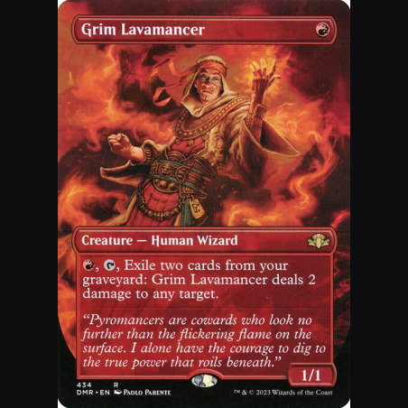 Grim Lavamancer - NM - Foil - EN