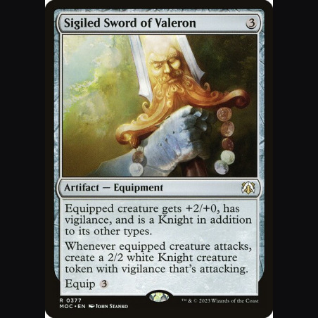 Sigiled Sword of Valeron - NM - No Foil - ES
